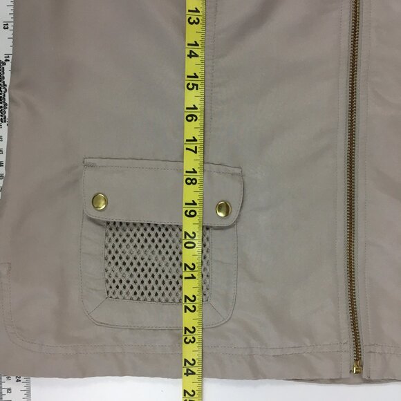 Chico's Zenergy Lightweight Jacket Long Sleeves Beige Tan - Picture 14 of 16